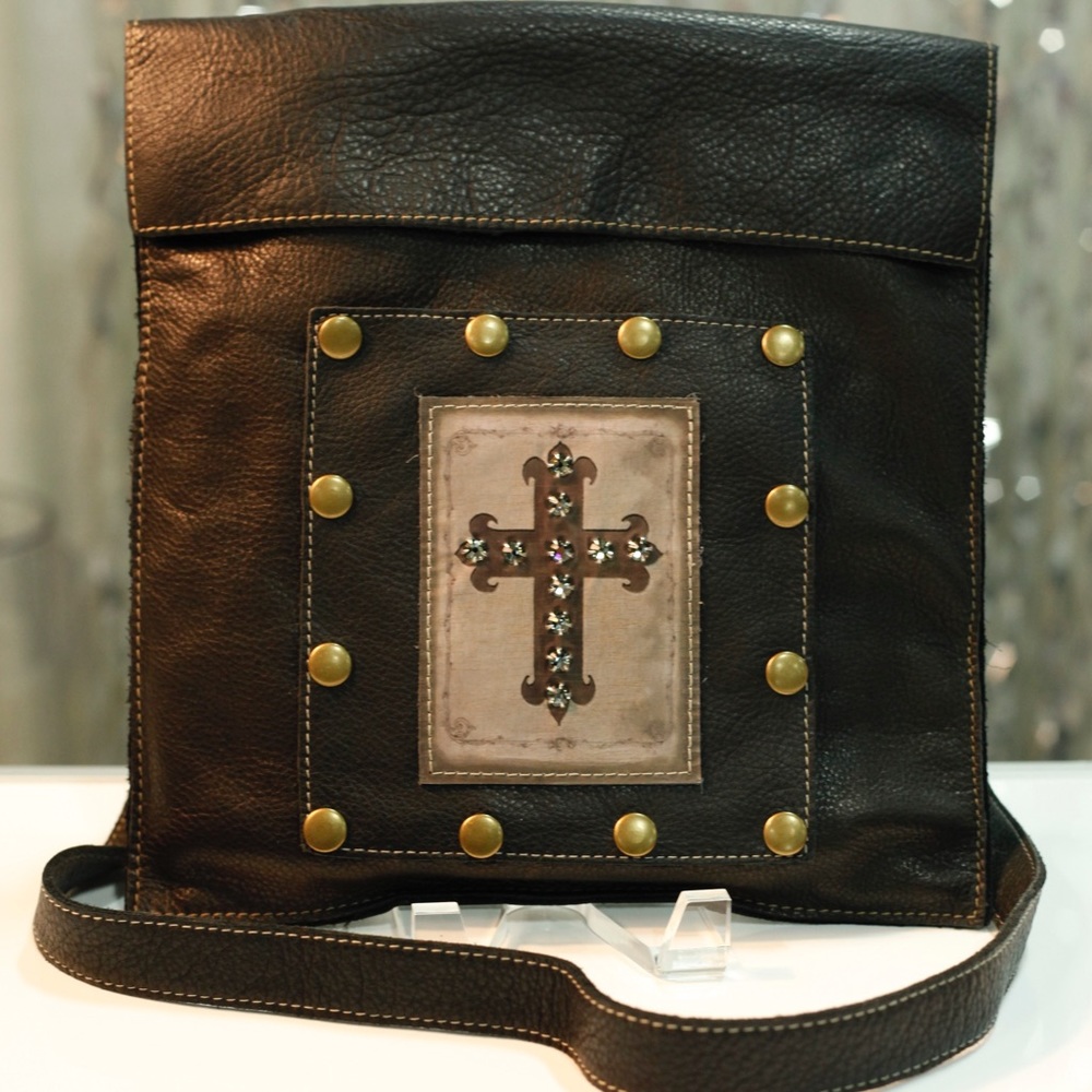 Leather Messenger Bag